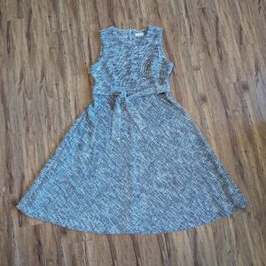 Calvin Klein multicolored Tweed dress size 16